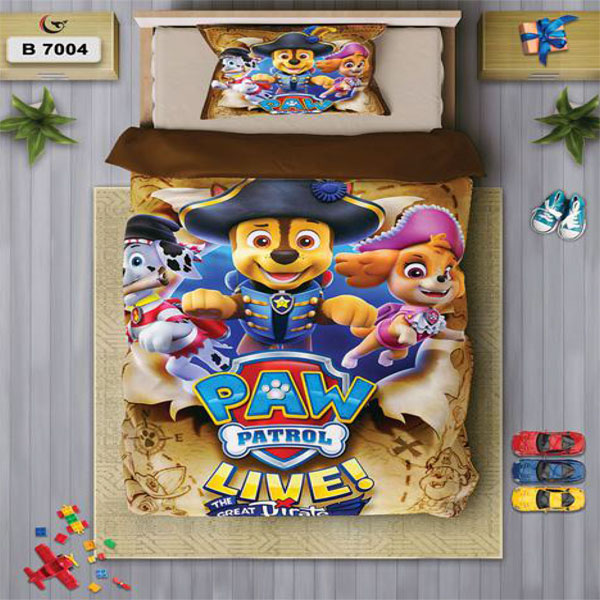 رو تختی کودک طرح Paw Patrol